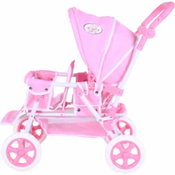 Knorr® Speelgoed Big Twin Poppenwagen - Prince Ss White Rose 10 Knorr® Speelgoed Big Twin Poppenwagen - Prince Ss White Rose -Pink or blue knorr speelgoed big twin poppenwagen prince ss white rose a363357 3