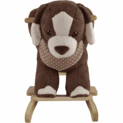 Knorr® Speelgoed Schommelend Dier "Oskar" Bruine Hond -Pink or blue knorr speelgoed schommelend dier oskar bruine hond a296439 2