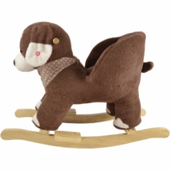 Knorr® Speelgoed Schommelend Dier "Oskar" Bruine Hond -Pink or blue knorr speelgoed schommelend dier oskar bruine hond a296439 3