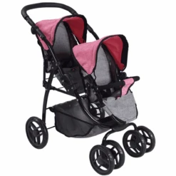 Knorr® Toys Duo Poppenbuggy Milo - Jeans Grey 9 Knorr® Toys Duo Poppenbuggy Milo - Jeans Grey -Pink or blue knorr toys duo poppenbuggy milo jeans grey a275143 2