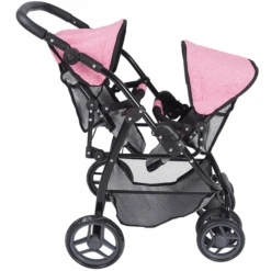 Knorr® Toys Duo Poppenbuggy Milo - Jeans Grey 10 Knorr® Toys Duo Poppenbuggy Milo - Jeans Grey -Pink or blue knorr toys duo poppenbuggy milo jeans grey a275143 3