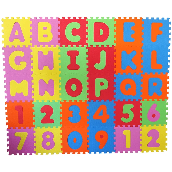 Knorr® Toys Puzzelmat Alfabet En Cijfers, 36 Delig 3 Knorr® Toys Puzzelmat Alfabet En Cijfers, 36 Delig