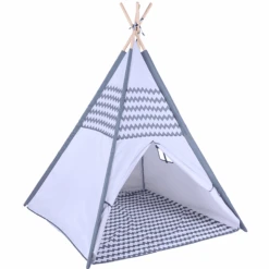 Knorr®toys Tipi Zigzag, Grijs/wit -Pink or blue knorrtoys tipi zigzag grijs wit a343299 3