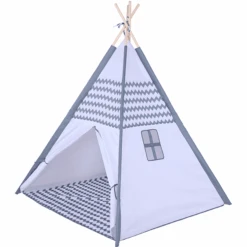 Knorr®toys Tipi Zigzag, Grijs/wit -Pink or blue knorrtoys tipi zigzag grijs wit a343299 4