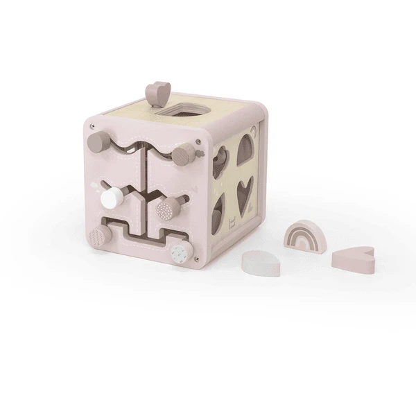 Label Label - Activiteitenkubus - Roze 3 Label Label - Activiteitenkubus - Roze
