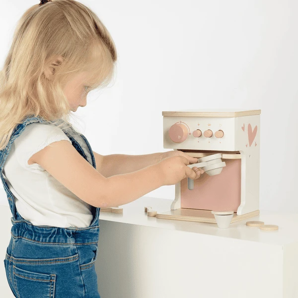 Label-Label - Espressomachine - Roze 4 Label-Label - Espressomachine - Roze - Afbeelding 2