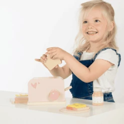 Label-Label - Houten Broodrooster - Roze 9 Label-Label - Houten Broodrooster - Roze -Pink or blue label label houten broodrooster roze a393352 2