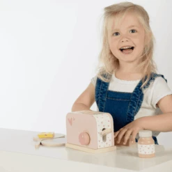 Label-Label - Houten Broodrooster - Roze 11 Label-Label - Houten Broodrooster - Roze -Pink or blue label label houten broodrooster roze a393352 4