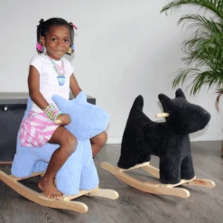 Label Label - Schommelhond - Blauw 8 Label Label - Schommelhond - Blauw -Pink or blue label label schommelhond blauw a394322 1