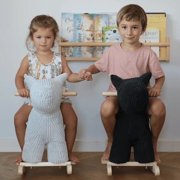 Label Label - Schommelhond - Zwart 4 Label Label - Schommelhond - Zwart - Afbeelding 2