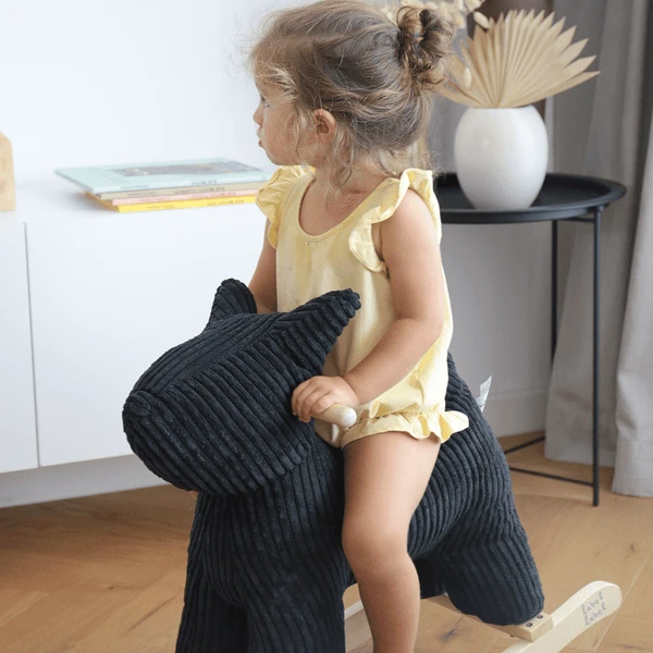 Label Label - Schommelhond - Zwart 5 Label Label - Schommelhond - Zwart - Afbeelding 3