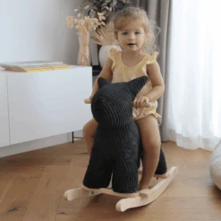 Label Label - Schommelhond - Zwart 10 Label Label - Schommelhond - Zwart -Pink or blue label label schommelhond zwart a394323 3