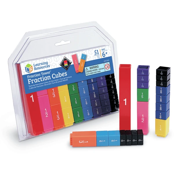 Learning Resources ® Breuk Toren Breuk Kubussen 4 Learning Resources ® Breuk Toren Breuk Kubussen - Afbeelding 3