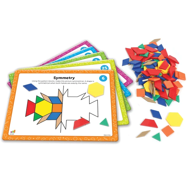 Learning Resources ® Patroon Blok Wiskunde Activity Set 4 Learning Resources ® Patroon Blok Wiskunde Activity Set - Afbeelding 2