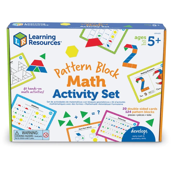 Learning Resources ® Patroon Blok Wiskunde Activity Set 6 Learning Resources ® Patroon Blok Wiskunde Activity Set - Afbeelding 4