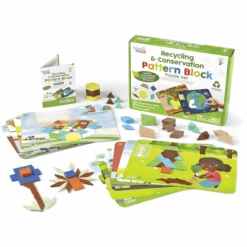 Learning Resources ® Recycling & Duurzaamheid Patroon Blokpuzzel Set