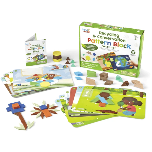Learning Resources ® Recycling & Duurzaamheid Patroon Blokpuzzel Set 3 Learning Resources ® Recycling & Duurzaamheid Patroon Blokpuzzel Set