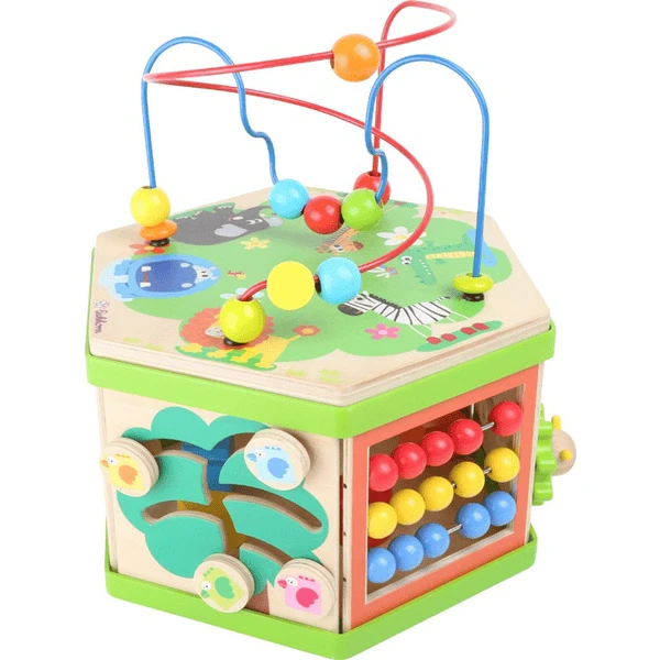 Small Foot LEGLER Motoriekkubus Safari 7 Small Foot LEGLER Motoriekkubus Safari - Afbeelding 5