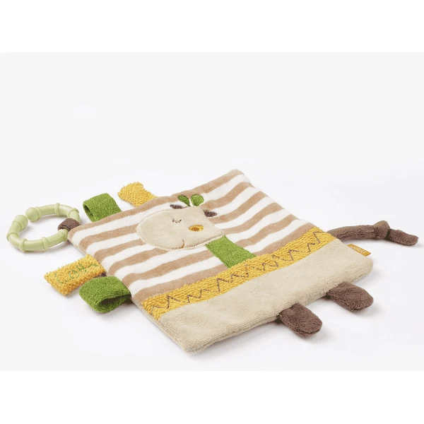 Fehn Loopy & Lotta Knetterdoek Giraf Met Ring 5 Fehn Loopy & Lotta Knetterdoek Giraf Met Ring - Afbeelding 3