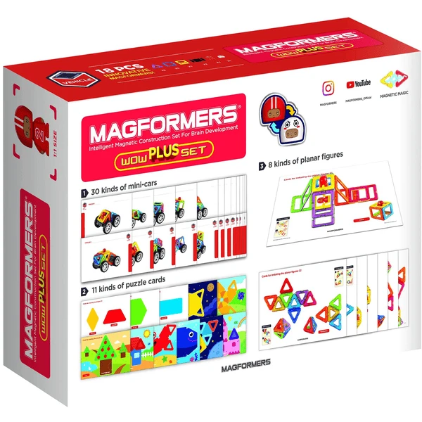 MAGFORMERS ® WOW Plus Set 4 MAGFORMERS ® WOW Plus Set - Afbeelding 2