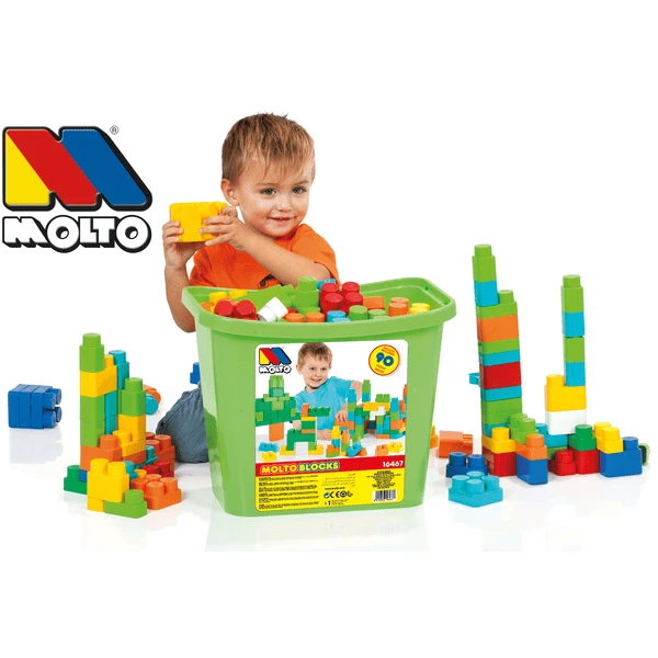 MOLTO Bouwsteen Activity Doos Met 90 Stenen Groen 4 MOLTO Bouwsteen Activity Doos Met 90 Stenen Groen - Afbeelding 2