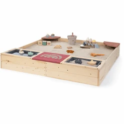 MUDDY BUDDY Zandbak "Beach Rebel" Naturel Poederroze