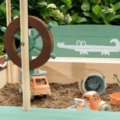 MUDDY BUDDY Zandbak "Jungle King" Natural-salie-mokka 11 MUDDY BUDDY Zandbak "Jungle King" Natural-salie-mokka -Pink or blue muddy buddy zandbak jungle king natural salie mokka a412349 4