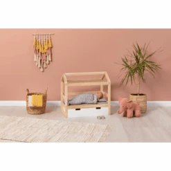 MUSTERKIND ® Poppenhuis Bed Viola Naturel/wit 10 MUSTERKIND ® Poppenhuis Bed Viola Naturel/wit -Pink or blue musterkind poppenhuis bed viola naturel wit a326651 3