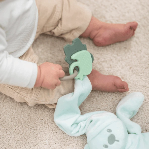 Nattou Bijtring Eend & Olifant Grijs 5 Nattou Bijtring Eend & Olifant Grijs - Afbeelding 3