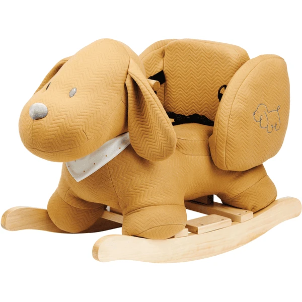 Nattou Charlie Rocking Animal Jacquard Caramel 6 Nattou Charlie Rocking Animal Jacquard Caramel - Afbeelding 4