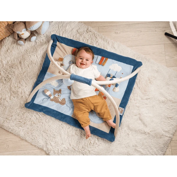 Nattou Jim & Bob Speelkussen Met Strik 6 Nattou Jim & Bob Speelkussen Met Strik - Afbeelding 4