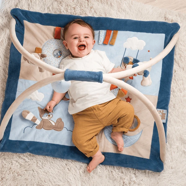 Nattou Jim & Bob Speelkussen Met Strik 7 Nattou Jim & Bob Speelkussen Met Strik - Afbeelding 5