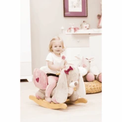 Nattou Nina, Jade & Lili - Schommeldier Nina Het Konijn -Pink or blue nattou nina jade lili schommeldier nina het konijn a187754 2