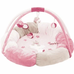 Nattou Nina, Jade & Lili - Speelkussen Met Boog 11 Nattou Nina, Jade & Lili - Speelkussen Met Boog -Pink or blue nattou nina jade lili speelkussen met boog a187863 4