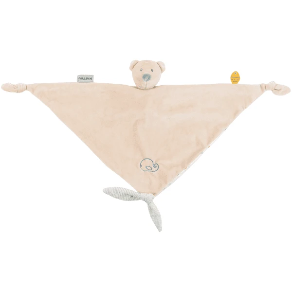 Nattou Romeo, Jules & Sally Maxi Knuffelsjaal Beer 3 Nattou Romeo, Jules & Sally Maxi Knuffelsjaal Beer