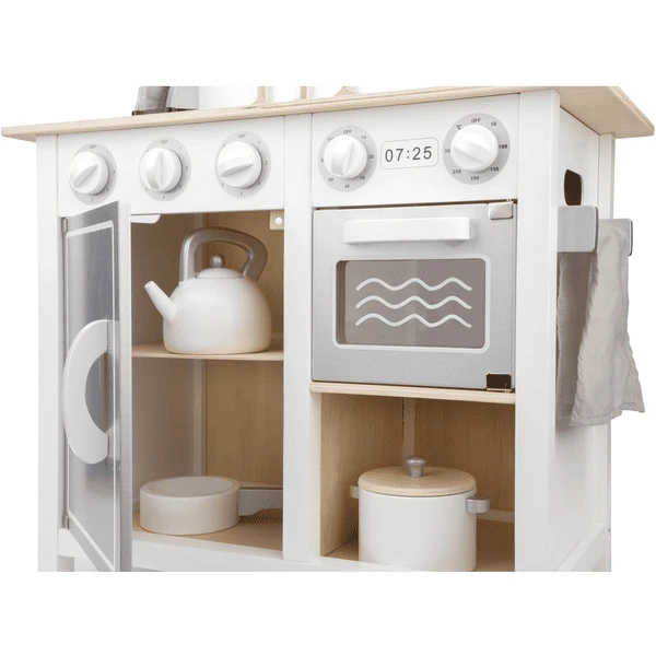 New Classic Toys® New Class Ic Toys Kitchenette Bon Ap Petit Deluxe Wit/zilver 5 New Classic Toys® New Class Ic Toys Kitchenette Bon Ap Petit Deluxe Wit/zilver - Afbeelding 3