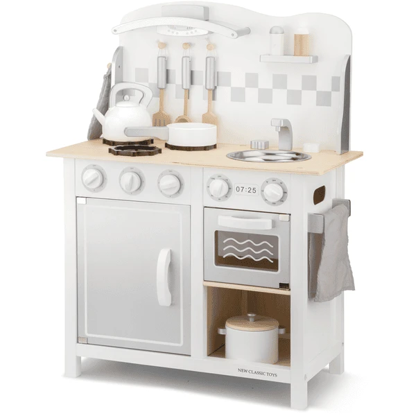 New Classic Toys® New Class Ic Toys Kitchenette Bon Ap Petit Deluxe Wit/zilver 3 New Classic Toys® New Class Ic Toys Kitchenette Bon Ap Petit Deluxe Wit/zilver