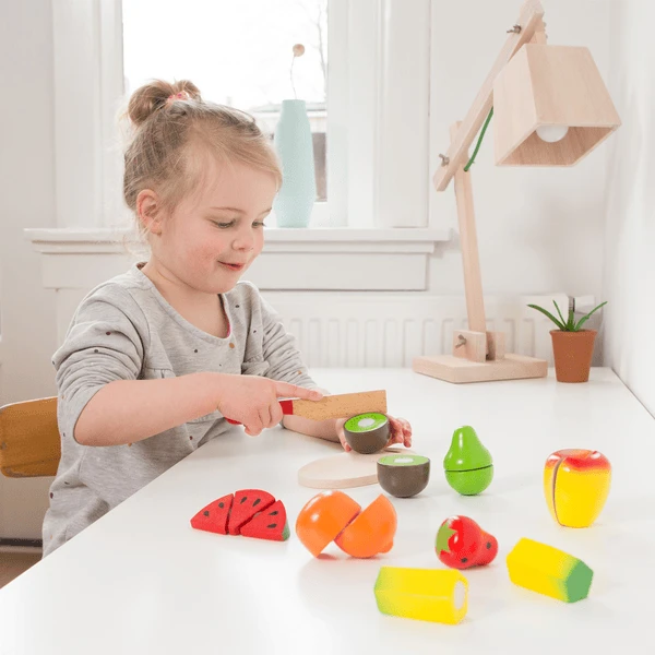 New Classic Toys® New Class Ic Toys Kleurrijk Gesneden Fruit 4 New Classic Toys® New Class Ic Toys Kleurrijk Gesneden Fruit - Afbeelding 2