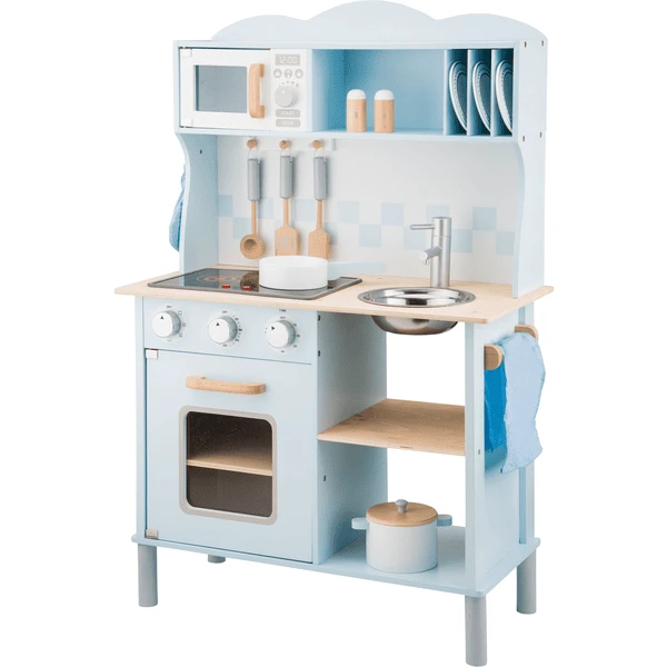 New Classic Toys® New Classic Toys Speelkeuken - Modern Blauw Met Kookplaat 4 New Classic Toys® New Classic Toys Speelkeuken - Modern Blauw Met Kookplaat - Afbeelding 2