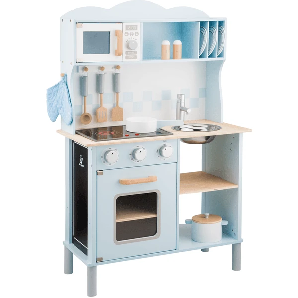 New Classic Toys® New Classic Toys Speelkeuken - Modern Blauw Met Kookplaat 3 New Classic Toys® New Classic Toys Speelkeuken - Modern Blauw Met Kookplaat
