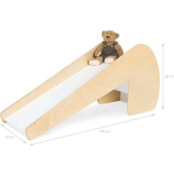 Pinolino Binnenglijbaan Lotta, Natuur/wit 4 Pinolino Binnenglijbaan Lotta, Natuur/wit - Afbeelding 2