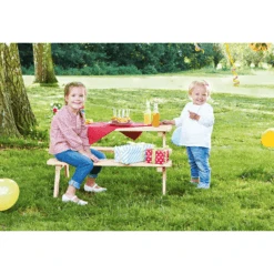 PINOLINO Kinder Picknicktafel Nicki Voor 4 -Pink or blue pinolino kinder picknicktafel nicki voor 4 a046749 1