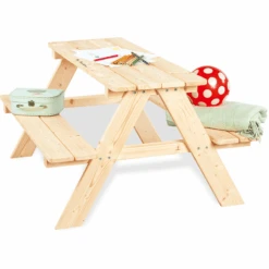 PINOLINO Kinder Picknicktafel Nicki Voor 4 -Pink or blue pinolino kinder picknicktafel nicki voor 4 a046749 4