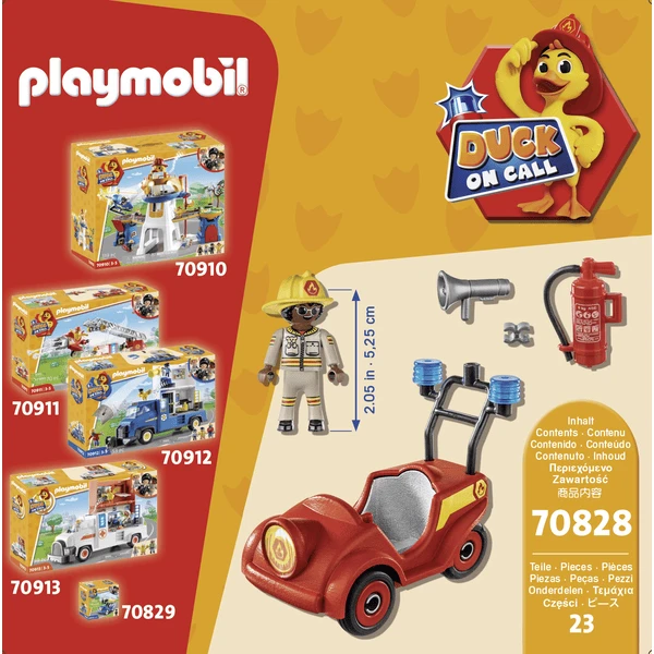 PLAYMOBIL ® Duck On Call Mini Car Brandweer 6 PLAYMOBIL ® Duck On Call Mini Car Brandweer - Afbeelding 4