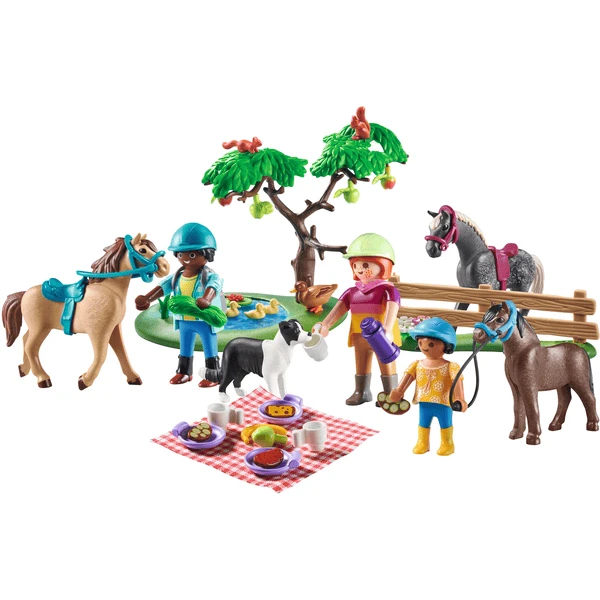 PLAYMOBIL ® Picknick Excursie Met Paarden 4 PLAYMOBIL ® Picknick Excursie Met Paarden - Afbeelding 2