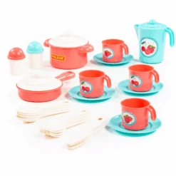 POLESIE ® Keukenset Anastasia, Turquoise (4 Personen) 8 POLESIE ® Keukenset Anastasia, Turquoise (4 Personen) -Pink or blue polesie keukenset anastasia turquoise 4 personen a298834 1