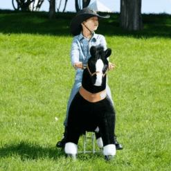 PonyCycle ® Black With White Hoof Horse 9 PonyCycle ® Black With White Hoof Horse -Pink or blue ponycycle black with white hoof horse a338461 2