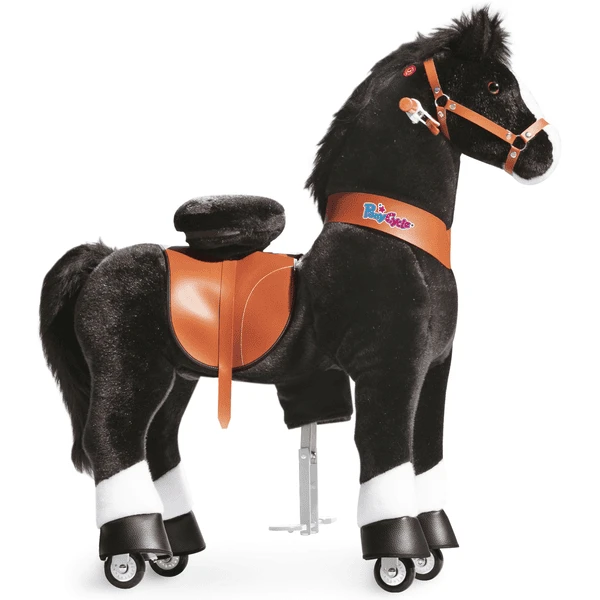 PonyCycle ® Black With White Hoof Horse 3 PonyCycle ® Black With White Hoof Horse