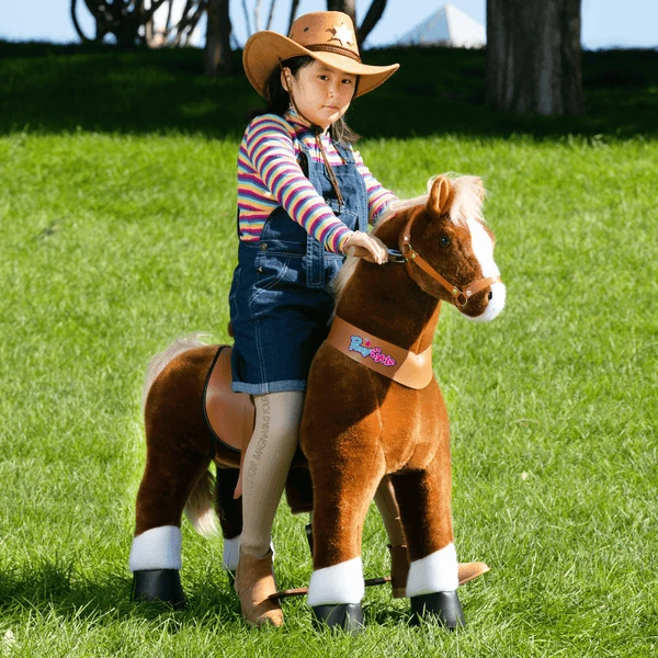 PonyCycle ® Brown With White Hoof Horse 4 PonyCycle ® Brown With White Hoof Horse - Afbeelding 2