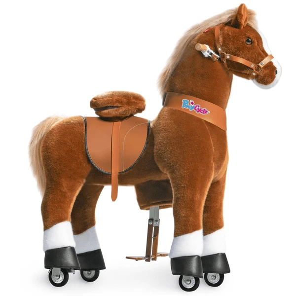 PonyCycle ® Brown With White Hoof Horse 3 PonyCycle ® Brown With White Hoof Horse